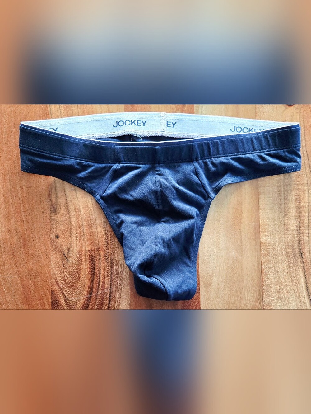 Jockey Men's Dark Blue Thong